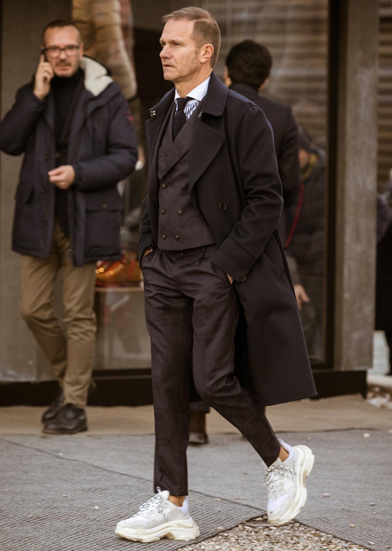 イタリア メンズファッション スナップ コーディネート イケオジ ちょい悪おやじ LEON 