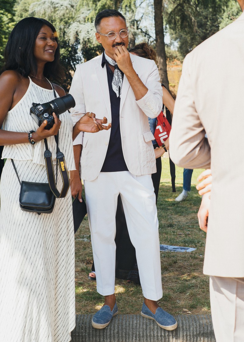 イタリア メンズファッション スナップ コーディネート イケオジ ちょい悪おやじ LEON 