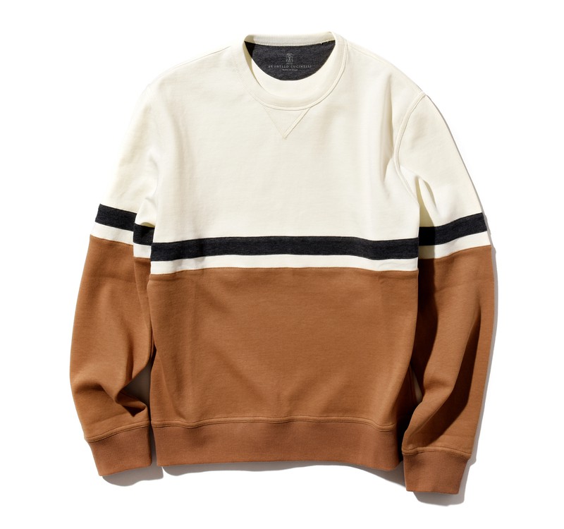スウェット9万8000円/ブルネロ クチネリ(ブルネロ クチネリ ジャパン)