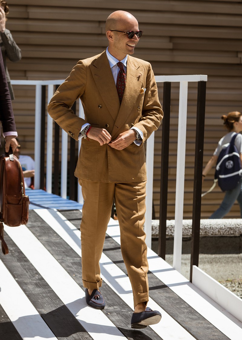 イタリア メンズファッション スナップ コーディネート イケオジ ちょい悪おやじ LEON