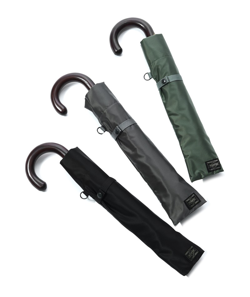 【極美品】PORTER 吉田カバン ×前原光榮 コラボ折りたたみ傘 ポーター 前原光榮商店 x PORTER(前原光榮商店 x ポーター) FOLDING