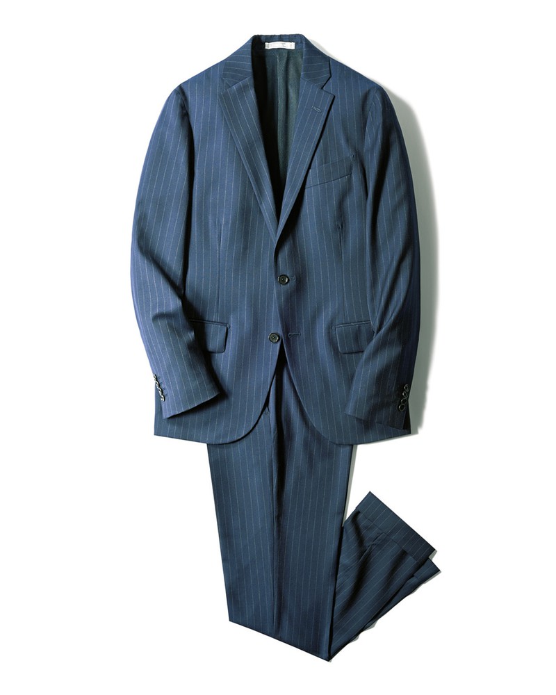 ジャケット3万円、パンツ1万4000円/ともにナノ・ユニバース(ナノ・ユニバース カスタマーサービス)