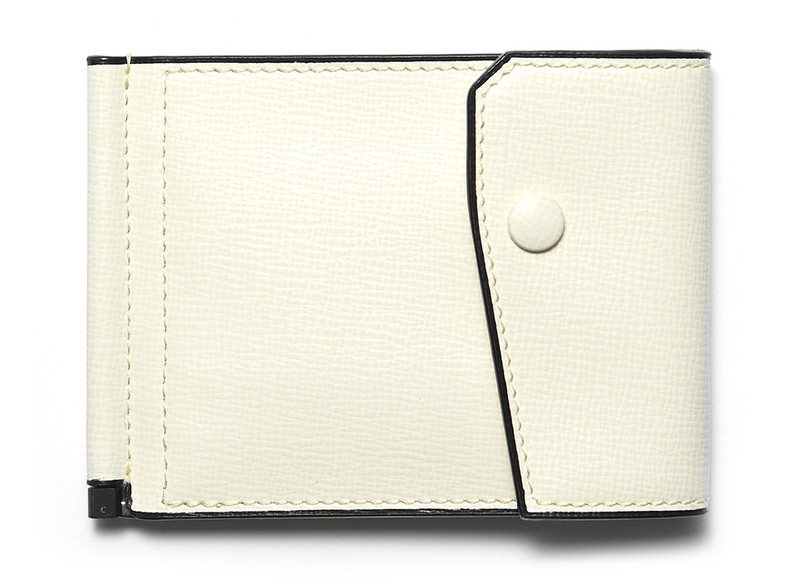 ヴァレクストラ　レザー　マネークリップ　白 Valextra/ヴァレクストラ_women通販 | マネークリップ 【送料無料