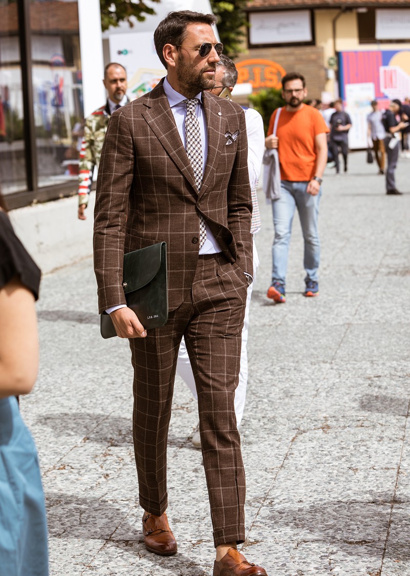 イタリア メンズファッション スナップ コーディネート イケオジ ちょい悪おやじ LEON 