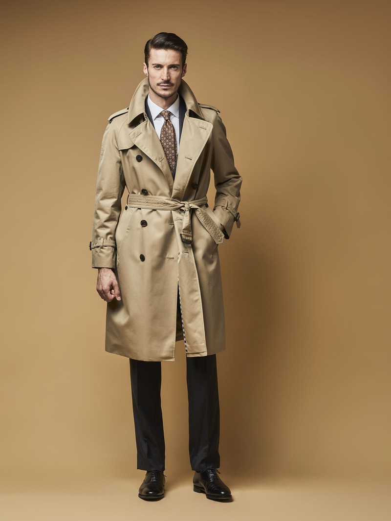 希少デザイン アクアスキュータム 3517 トレンチコート ギンガムチェック Aquascutum (アクアスキュータム) 総裏チェック ウエストベルト