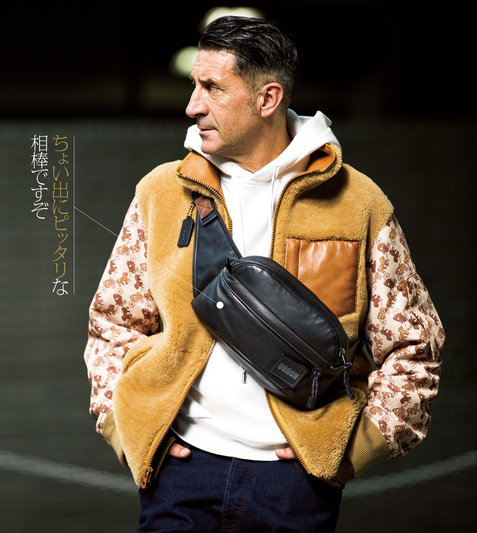 COACHボディバッグ-