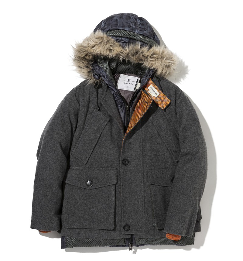 ダウンコート11万円/N.ハリウッド × ウールリッチ(ミスターハリウッド)