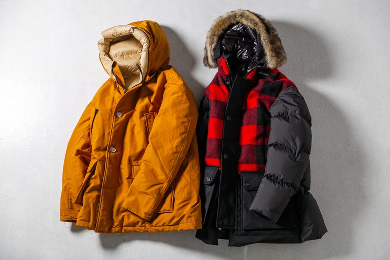 ウールリッチのダウン