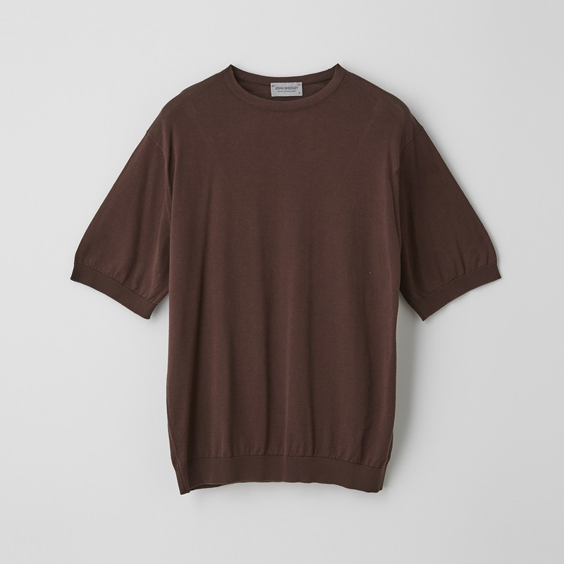 ジョンスメドレー／ニットTシャツ／ブラウン／M 楽天市場】【1000円OFFクーポン配布中8月お買い物マラソン