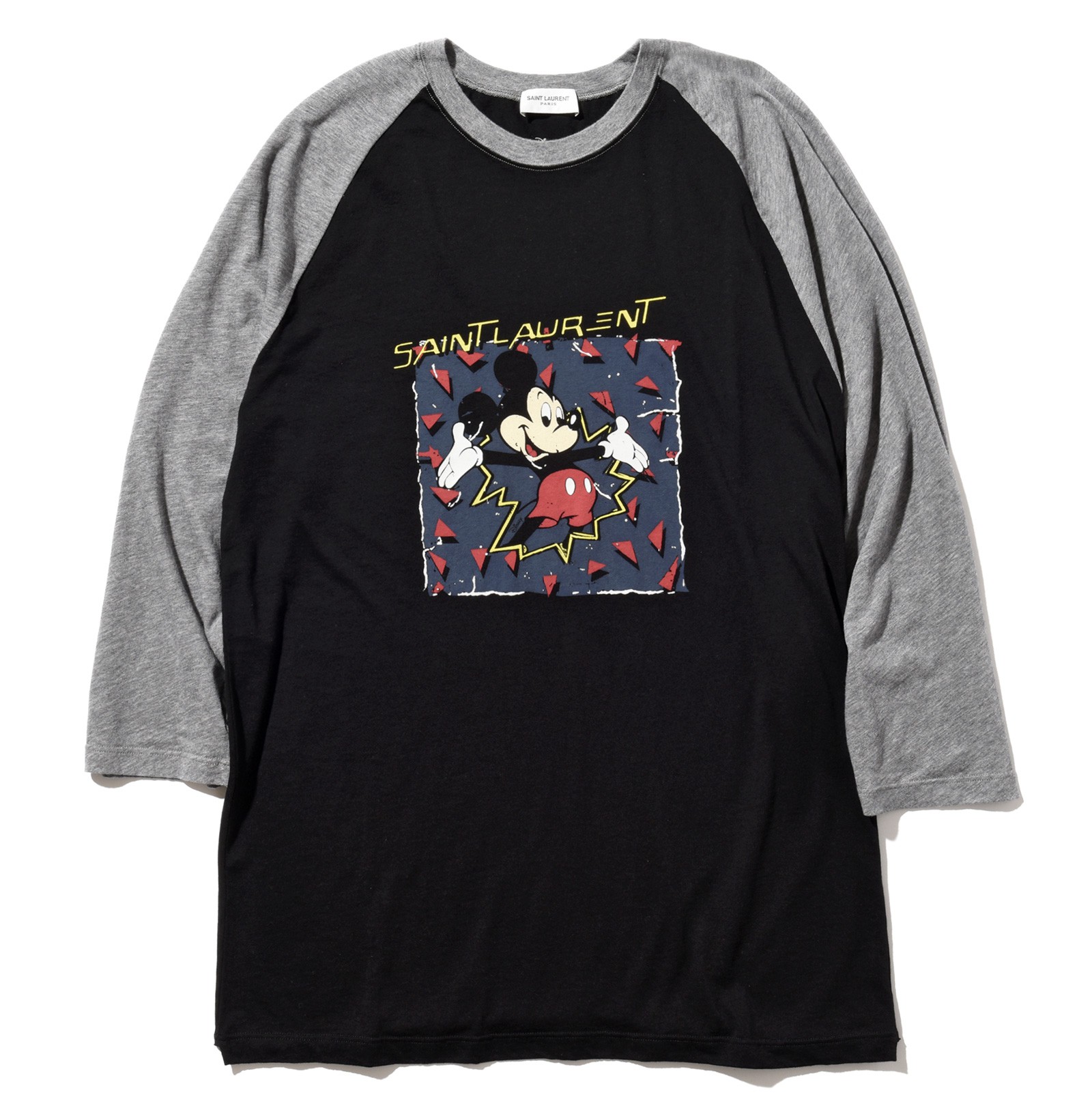 サンローラン×ミッキーマウスのTシャツ