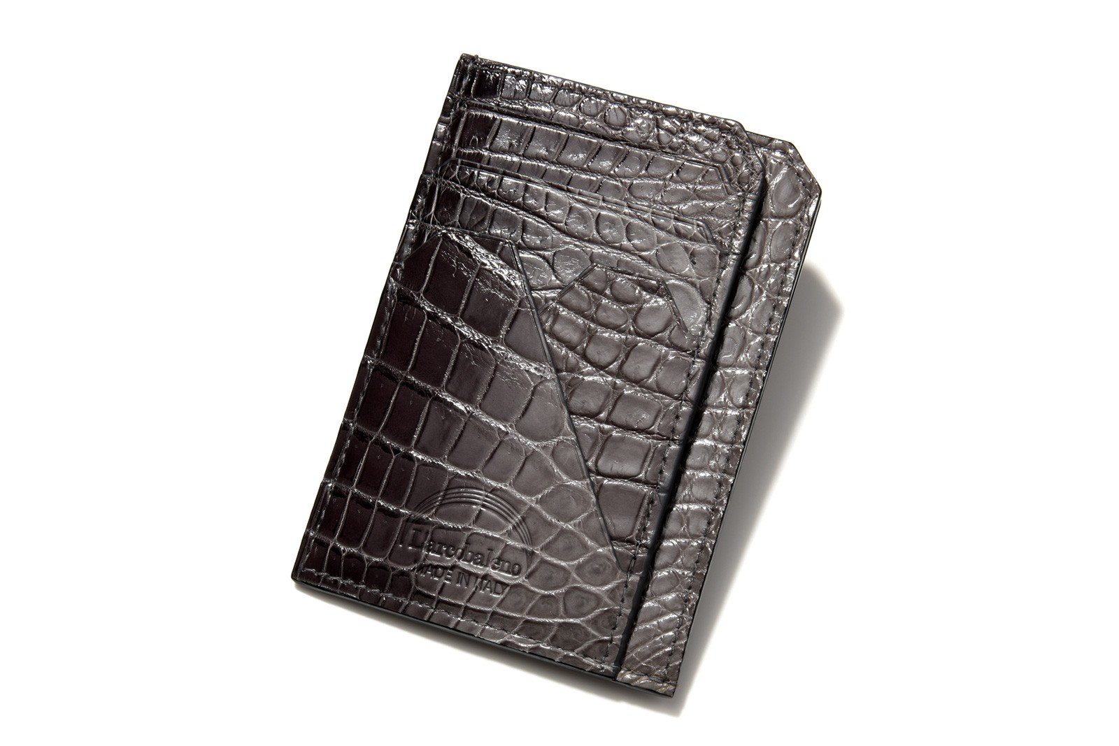 ラルコバレーノのクロコ財布