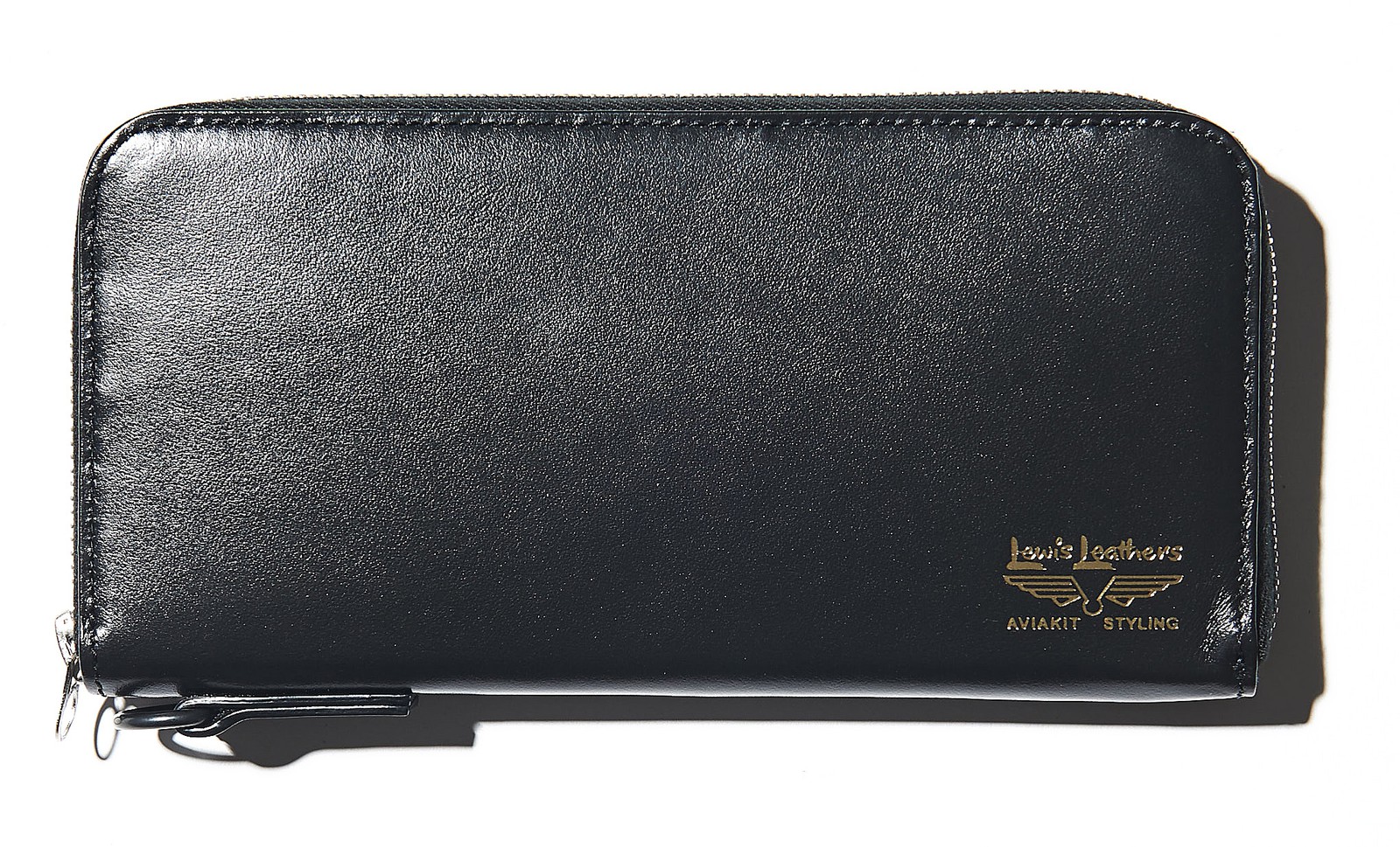 ルイスレザー × ポーター コラボ ウォレット 二つ折り財布 黒 - 折り財布