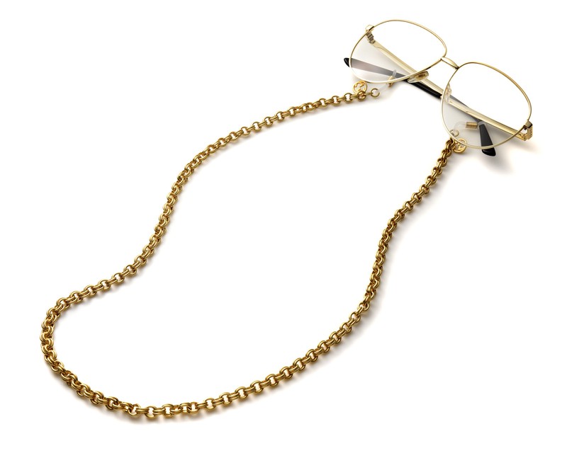 GUCCI グラスコード(チェーン) 付けるだけで知的さアップ！ 大人のメガネに必須の小物といえば