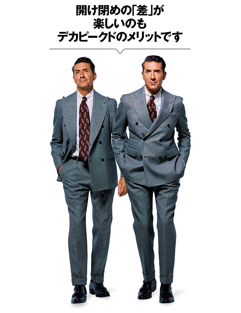 スーツ13万円／タリアトーレ（ビームス 六本木ヒルズ）