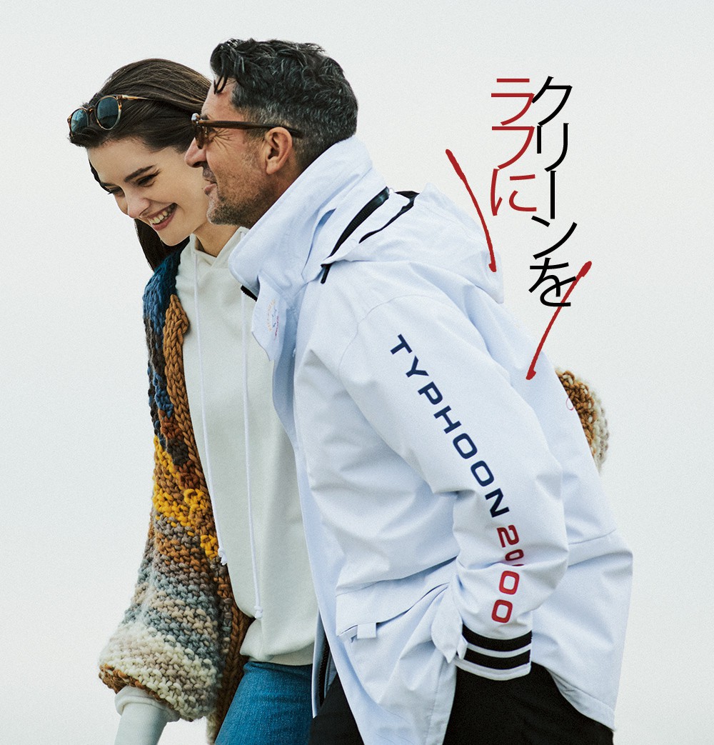 白パーカ11万円/ポール&シャーク(トレメッツォ)