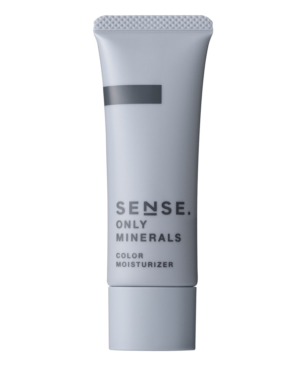 ▲ ｢オンリーミネラル SENSE.ONLY MINERALS カラーモイスチャライザー｣（SPF25･PA++、全2色)3500円(1/16発売、コスメキッチン先行発売中)／ヤーマン