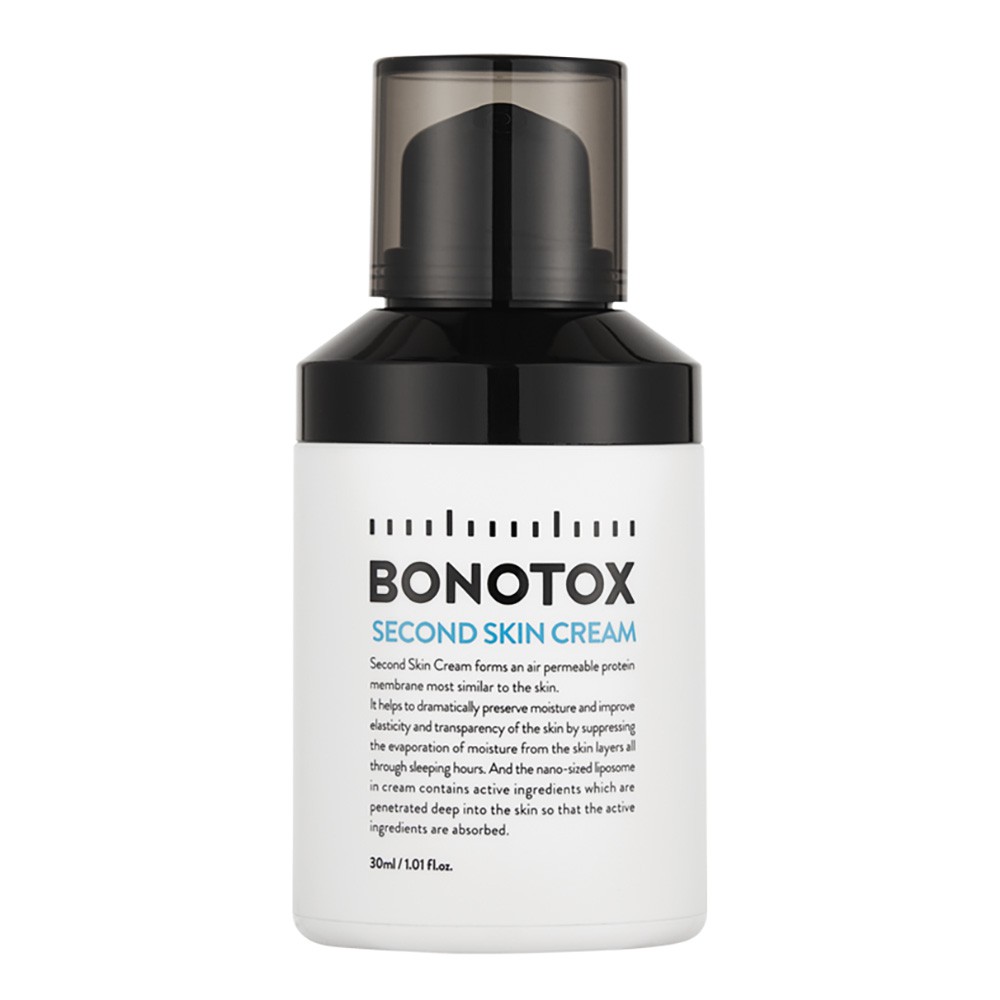 「BONOTOX セカンドスキンクリーム」（スパチュラ付き・30ml）8000円（税込）／BONOTOX