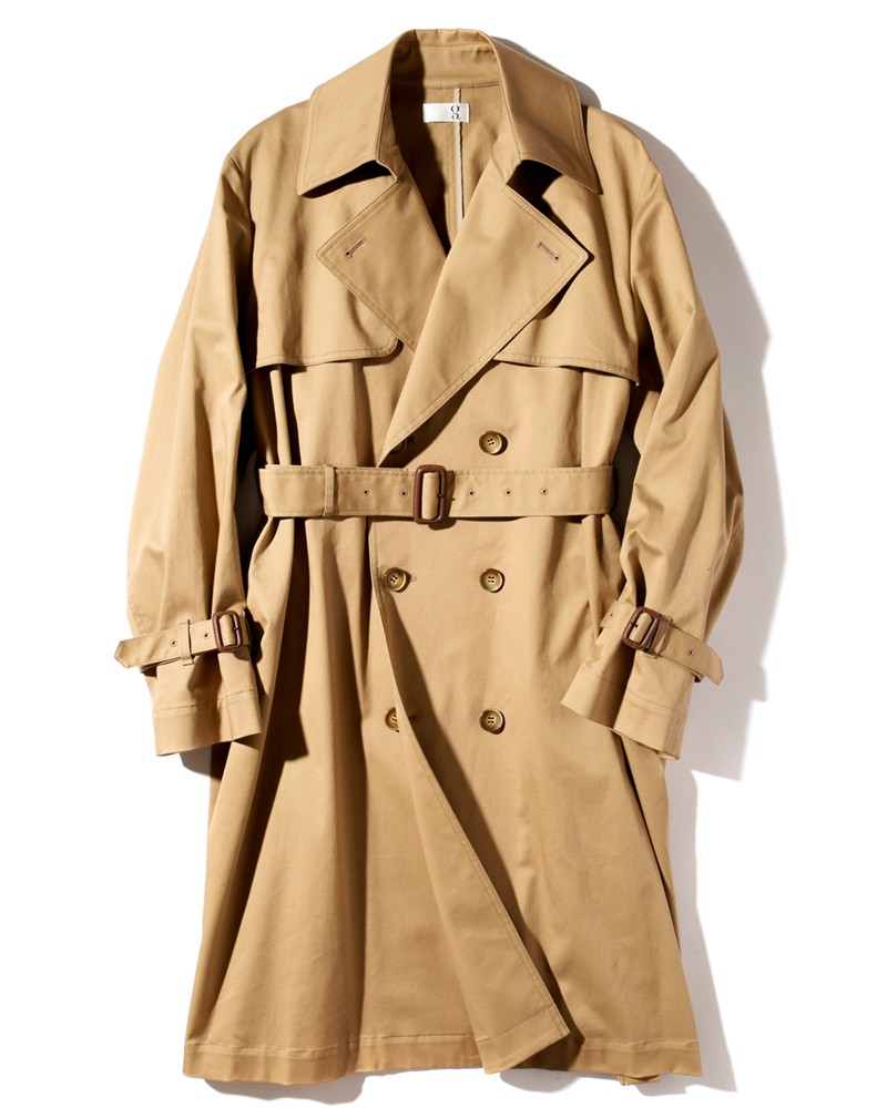 トレンチコート5万8000円/ジードット(エム)