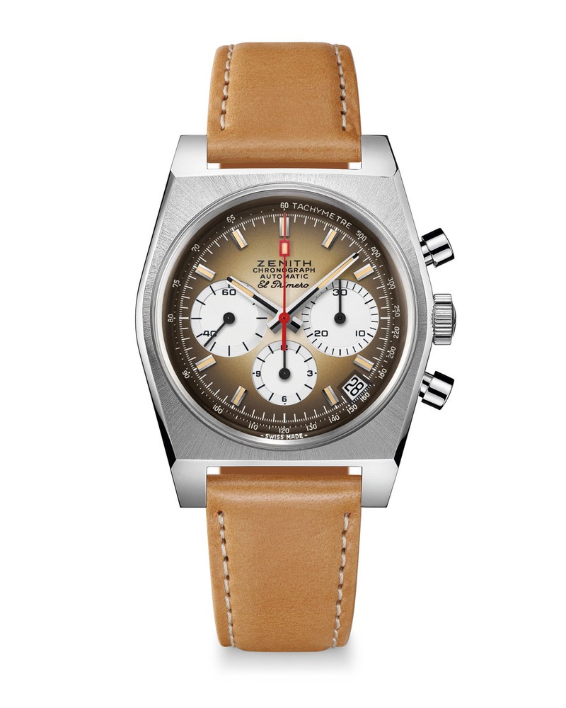 ▲ 「クロノマスター リバイバル A385」自動巻き、SSケース(37mm)、ラバーストラップ。85万円/ゼニス