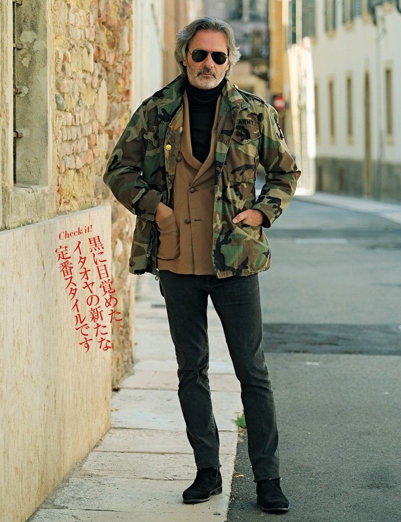 saint laurent M65 ミリタリージャケット SAINT LAURENT - サンローラン M65 ユーズド加工 ミリタリー