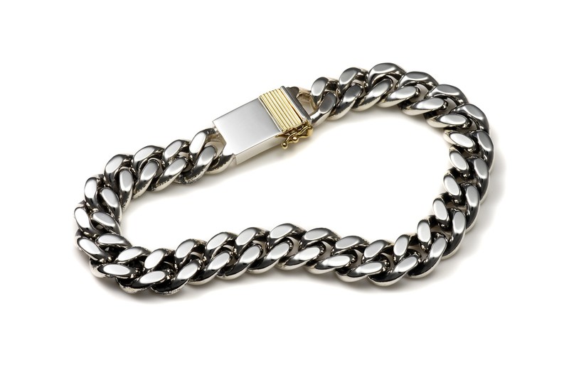 ブレスレット▲ ［Sv×18KYG］9万円／ファイブサーティーパーク　
