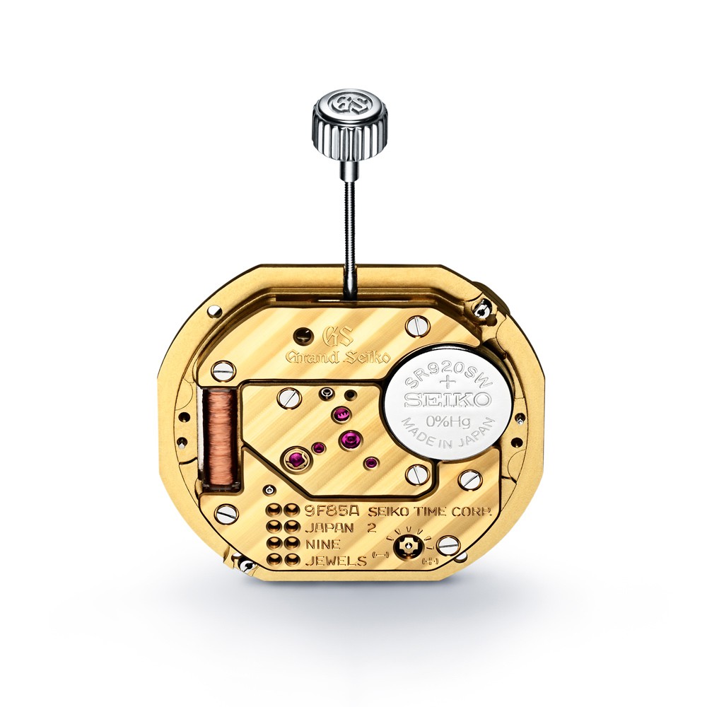 ▲ 「グランドセイコー」のクオーツ式ムーブメント、9Fクオーツのスタンダードモデル「9F82」。