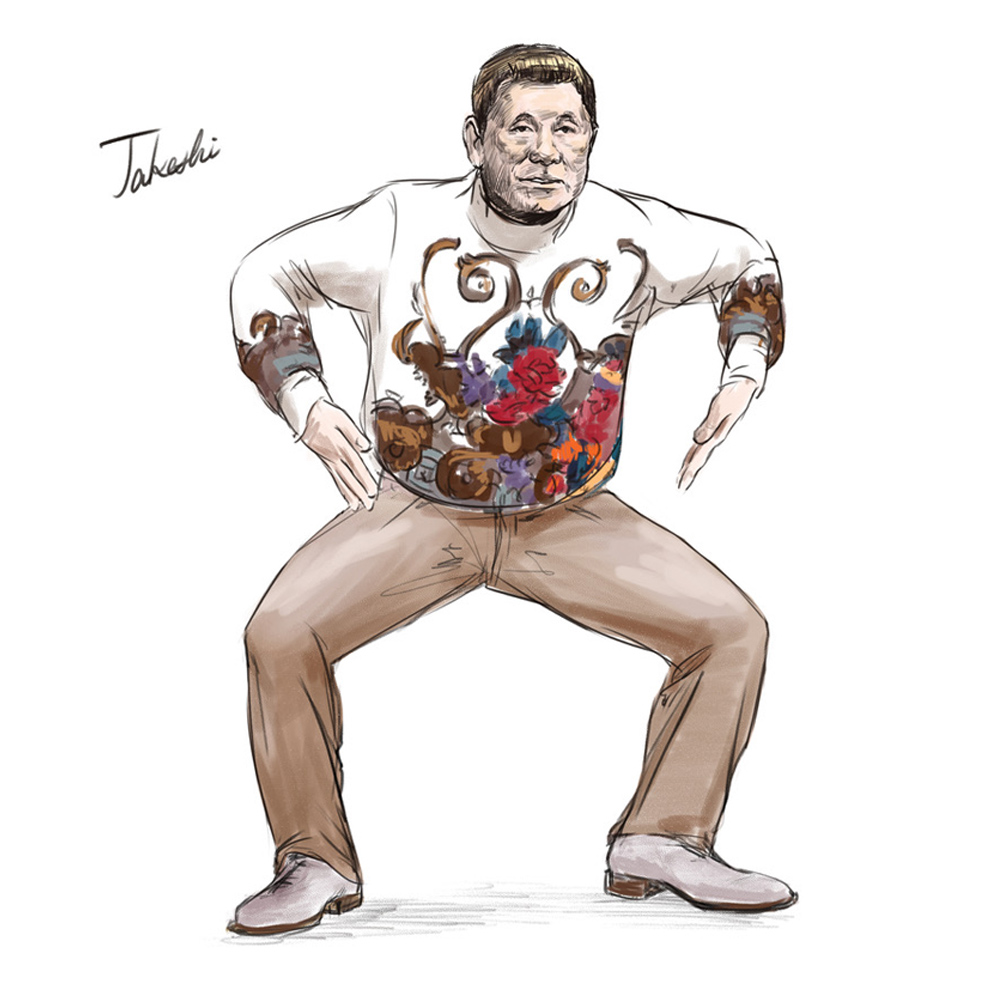 ビートたけし セーター