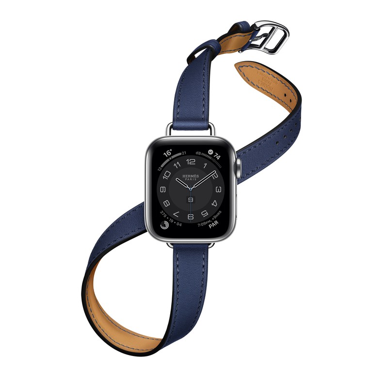 2301 Apple Watch エルメス　ブラック　黒　レザーストラップ 新作】アップルウォッチの「エルメス」ストラップ、どっちがお