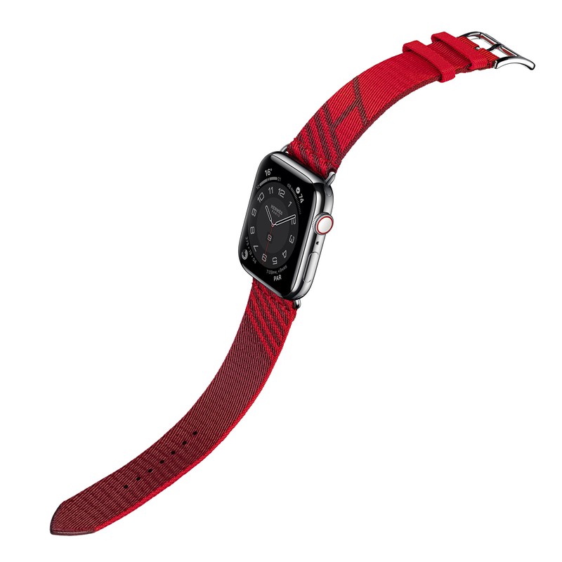 ⭐️美品⭐️ アップルウォッチ エルメス シンプルトゥール レッド 新作】アップルウォッチの「エルメス」ストラップ、どっちがお