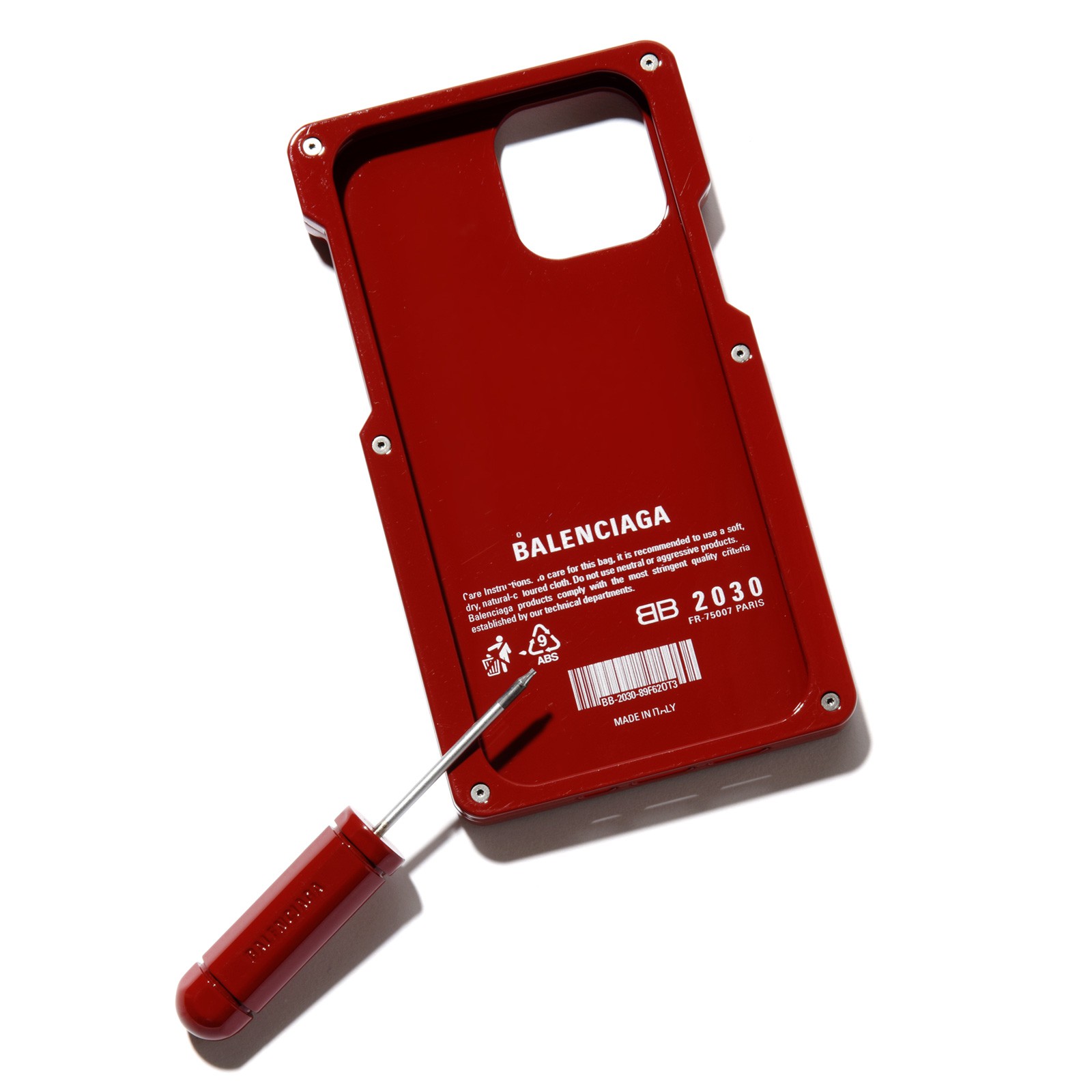 スマホケース▲ 4万5100円/バレンシアガ(バレンシアガ クライアントサービス)