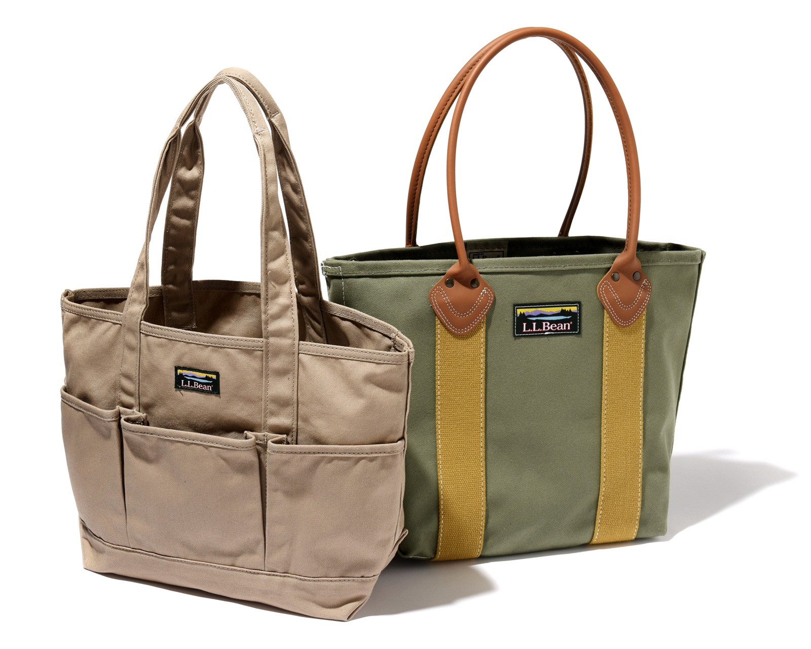 ▲ 左：［約W31×H29×D16cm］4290円、右：［約W33×H30×D15cm］9790円／ともにL.L.Bean（L.L.Beanカスタマーサービスセンター）