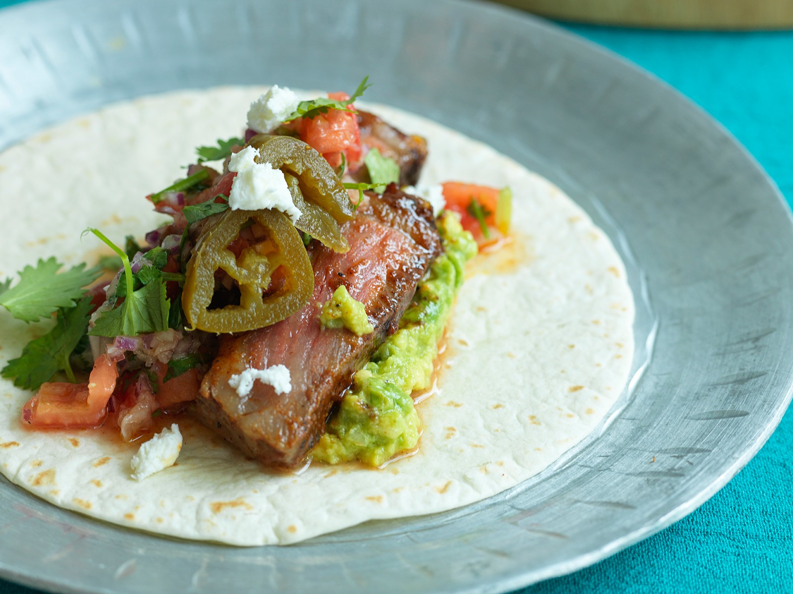 簡単ステーキタコスのレシピ