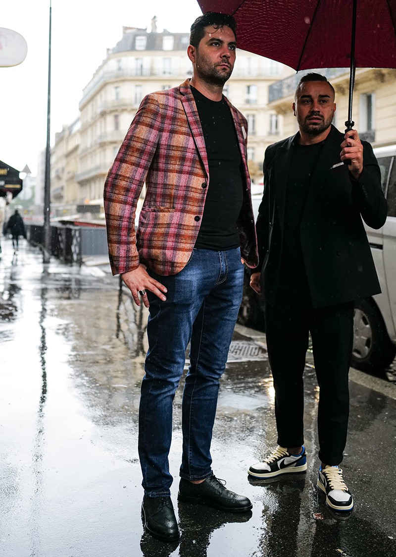 イタリア メンズファッション スナップ コーディネート イケオジ ちょい悪おやじ LEON 