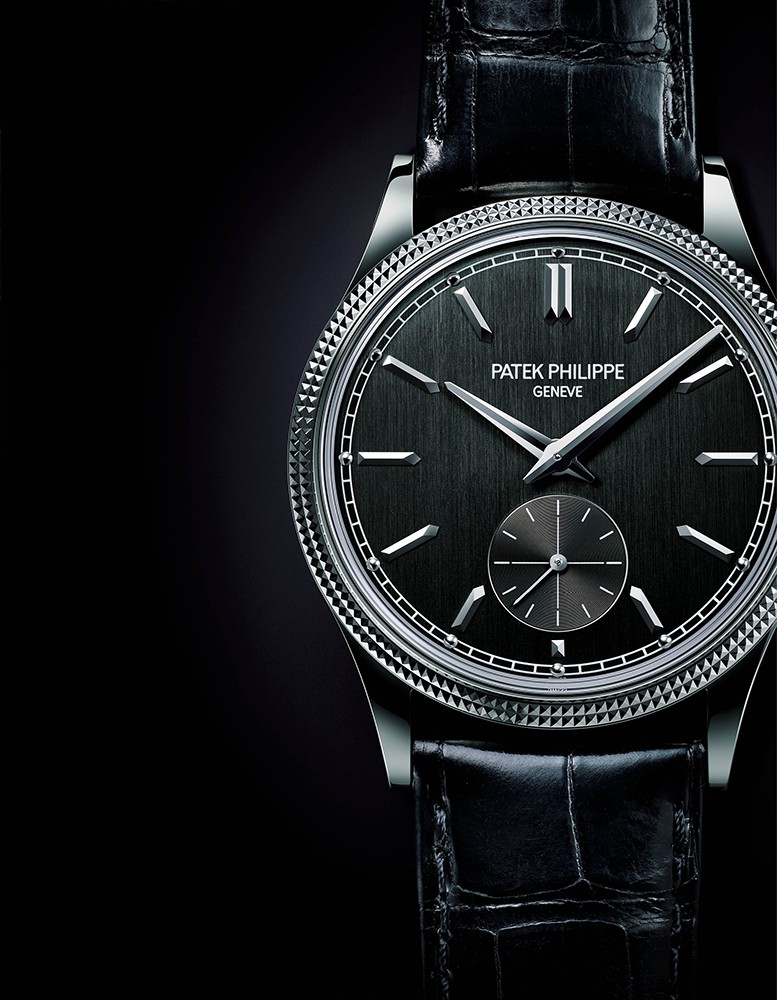 ▲ 「カラトラバ 6119」手巻き、18KWGケース(39mm)、アリゲーターストラップ。3気圧防水。339万9000円/パテック フィリップ(パテック フィリップ ジャパン・インフォメーションセンター)