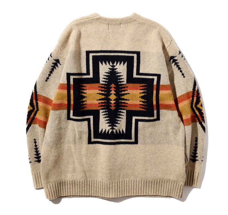 ▲ ニットカーディガン1万5400円／ペンドルトン（エイアンドエフ）