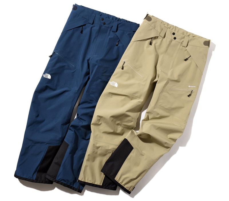▲ パウダーガイドパンツ各4万9500円/ザ・ノース・フェイス(ゴールドウイン カスタマーサービスセンター)