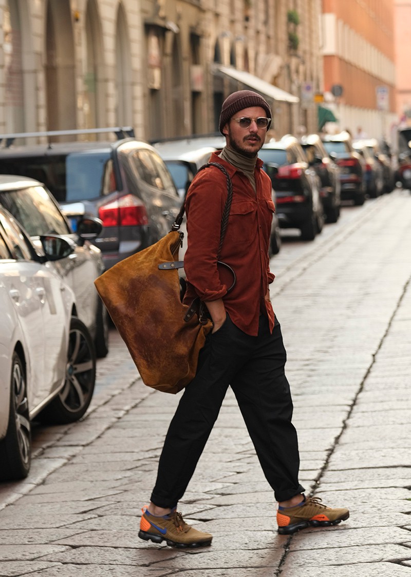 イタリア メンズファッション スナップ コーディネート イケオジ ちょい悪おやじ LEON 