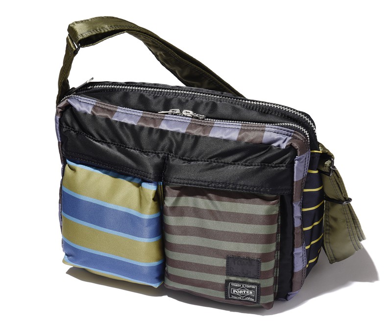 ▲ バッグ[W26.5×H19×D8cm]2万8270円／ポール・スミス × ポーター(ポーター 表参道)