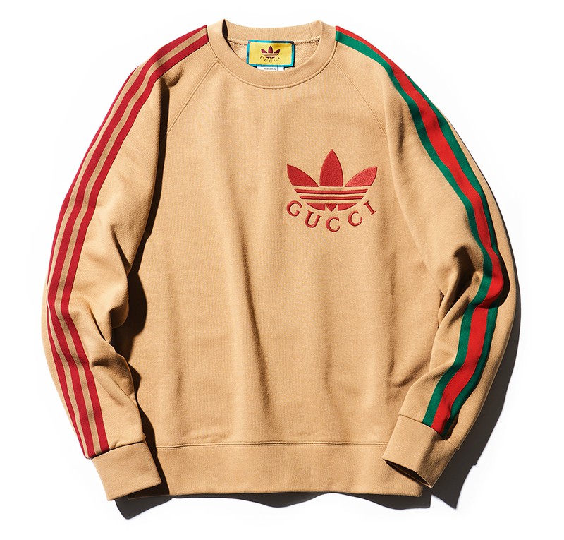 スウェット13万2000円／グッチ×アディダス（グッチ ジャパン）