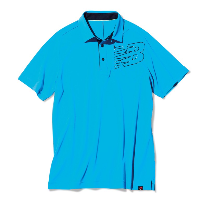 ▲ ポロシャツ1万2100円/ニューバランス(TSI ニューバランス ゴルフ 事業部)