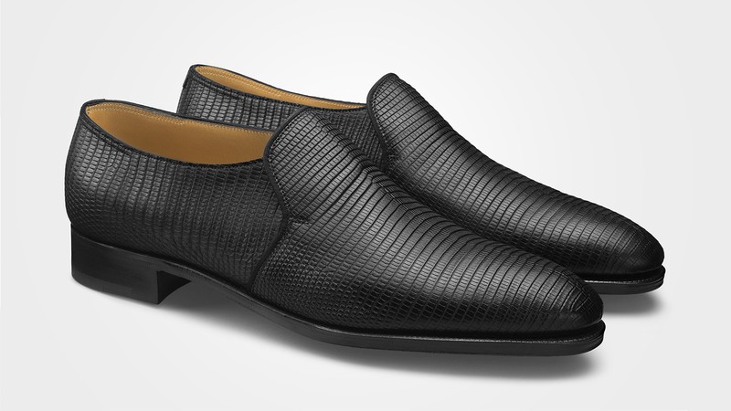 ▲ シューズ63万8000円/ジョンロブ(ジョンロブ名古屋松坂屋店)