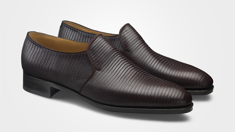 ▲ シューズ63万8000円/ジョンロブ(ジョンロブ名古屋松坂屋店)