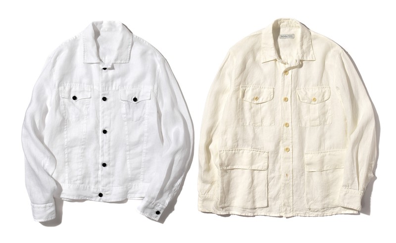 ▲ 左ブルゾン3万5200円/バグッタ(グジ 東京店)、右4万6200円/イースト ハーパー サープラス(エスディーアイ)