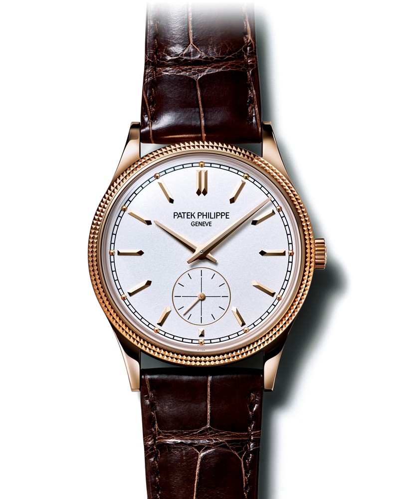 ▲ 「6119 カラトラバ」手巻き、18KRGケース(39㎜)、アリゲーターストラップ。3気圧防水。389万4000円/パテック フィリップ(パテック フィリップ ジャパン・インフォメーションセンター)