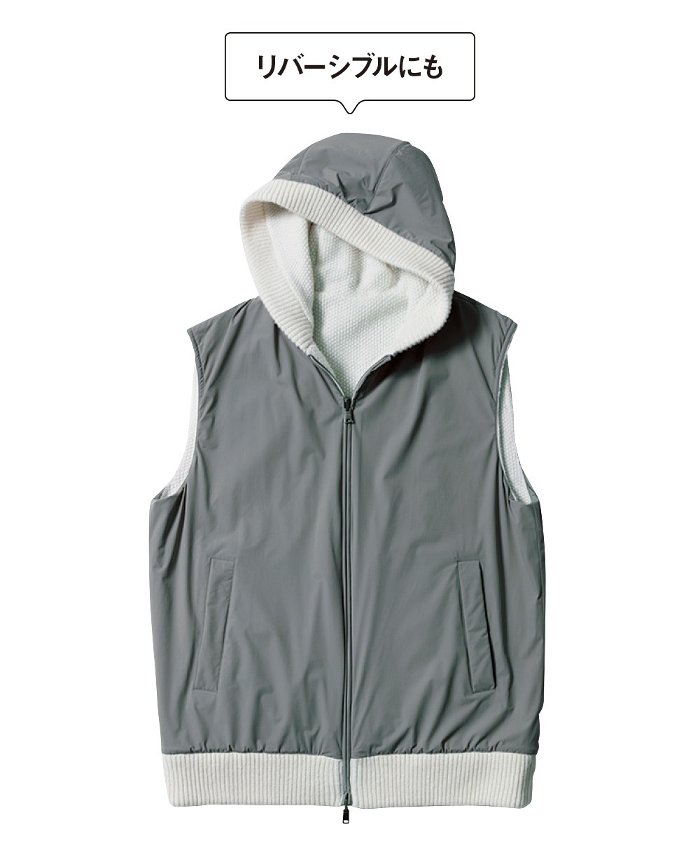 ニットベスト10万7800円/ヘルノ(ヘルノ・ジャパン)