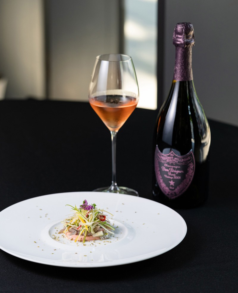 テーマ食材はフェンネル。「フェンネルと鰯 夏野菜 出汁ひたし」 by 宮坂展央(宮坂)、米澤文雄(No Code)
