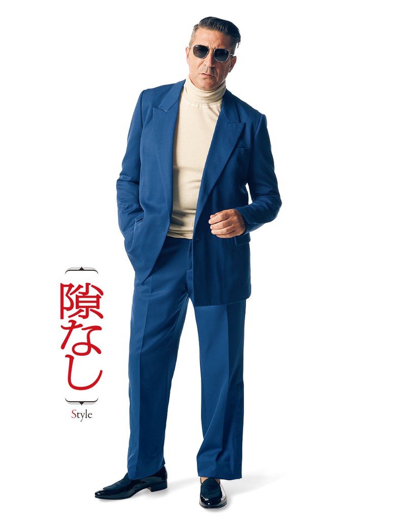 ジャケット9万7900円、パンツ5万2800円/ともにアポクリファ(サカスピーアール)