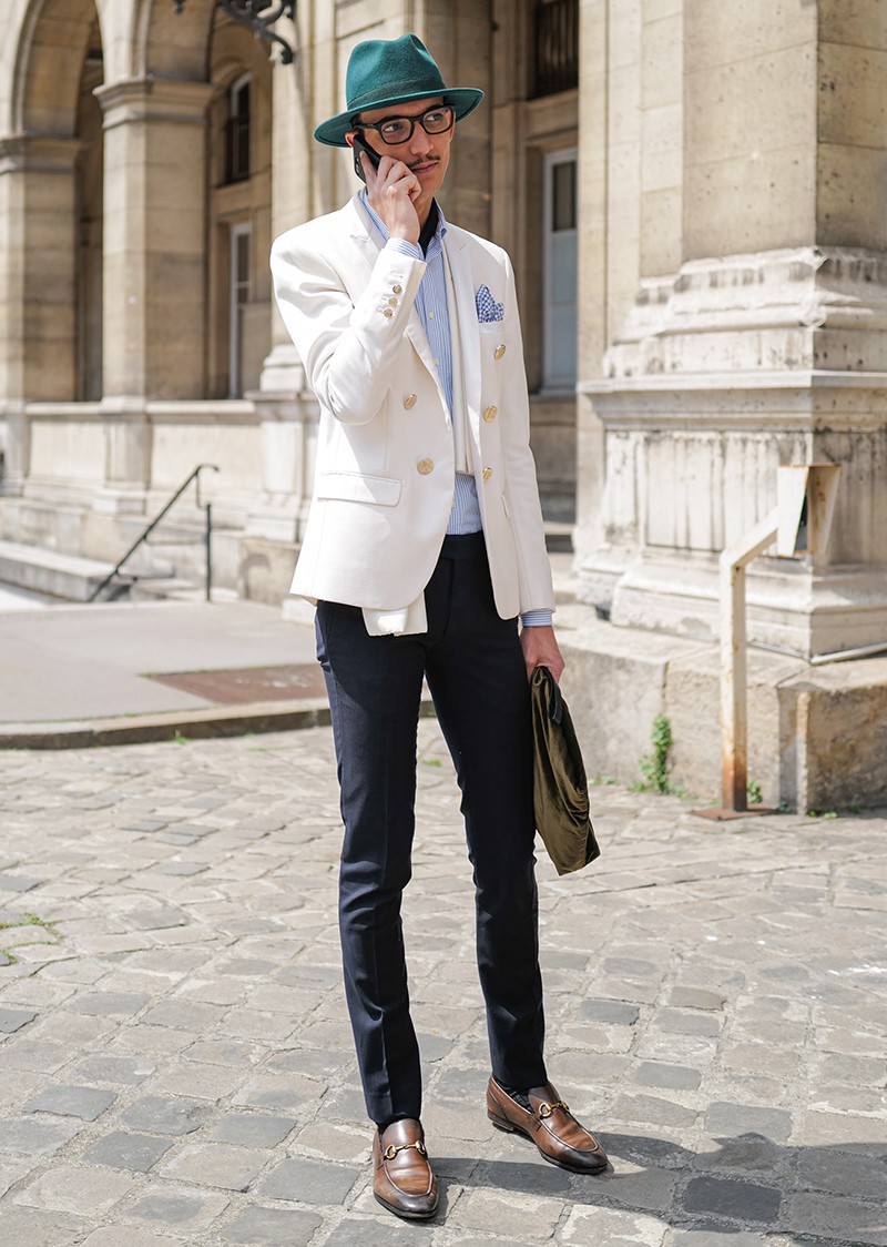 イタリア メンズファッション スナップ コーディネート イケオジ ちょい悪おやじ LEON 