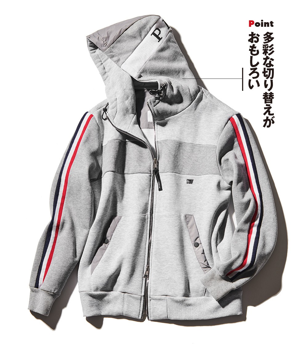パーカ3万6300円／ピーエムディーエス（買えるLEON）