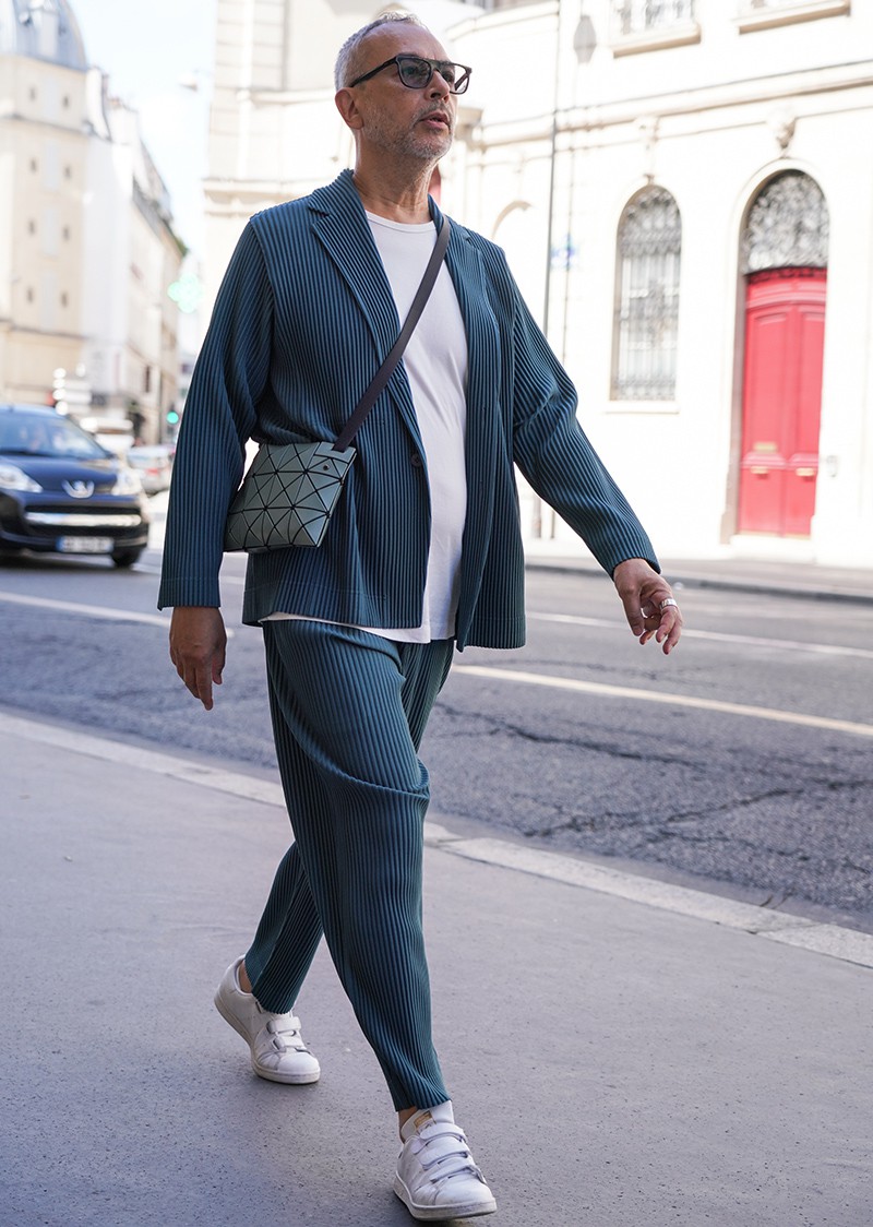 イタリア メンズファッション スナップ コーディネート イケオジ ちょい悪おやじ LEON 